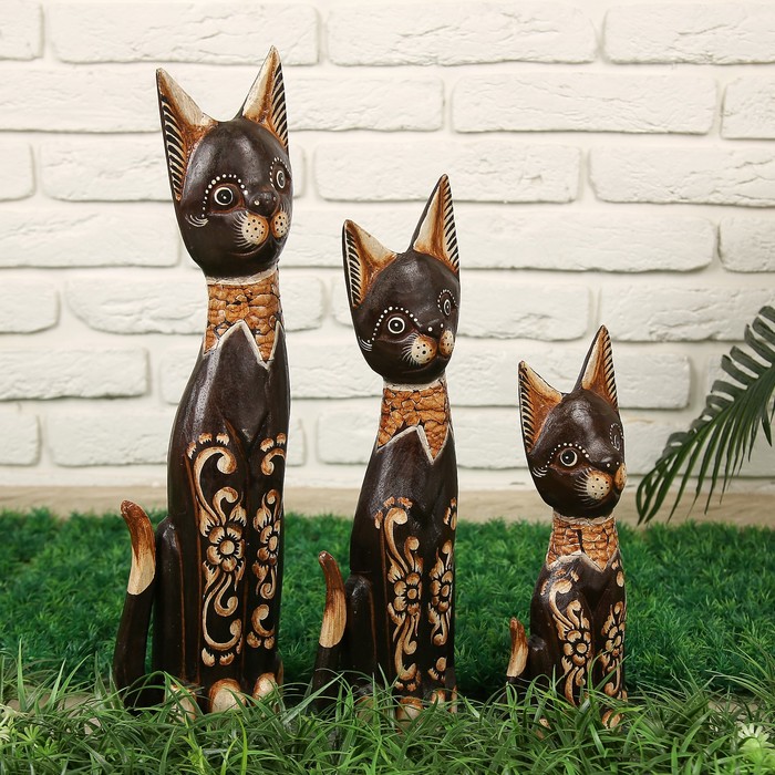 Сувенирный набор "Мираж" дерево 30,40,50 см новый