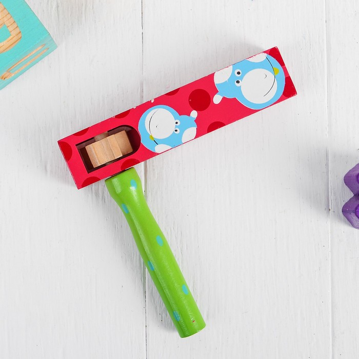 Трещотка круговая красн/зелен.