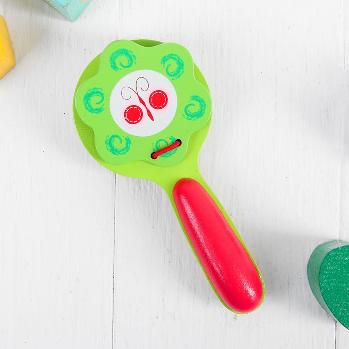 Трещотка, красно-зелёная