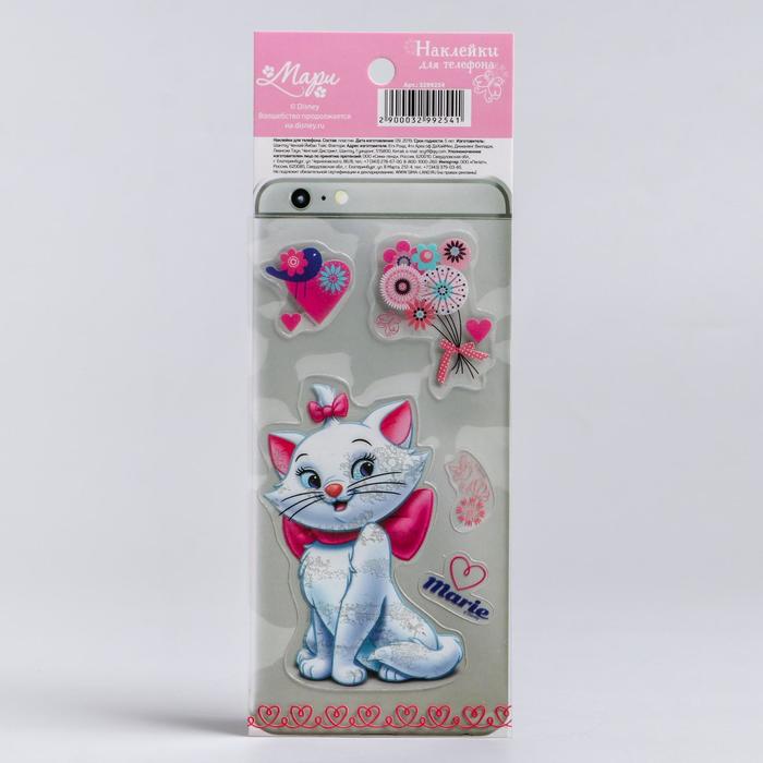Наклейка для телефона "Мари", Кошечка Мари