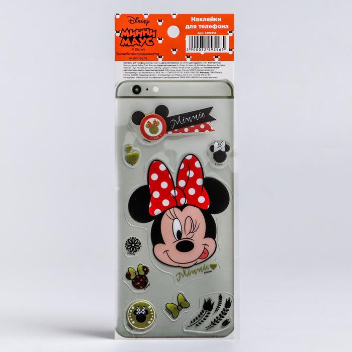Наклейка для телефона "Minnie", Минни Маус