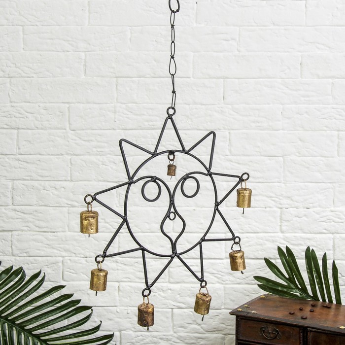 Подвесной колокольчик "Солнышко" 27х45х2 см