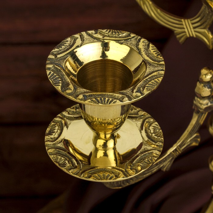 Подсвечник "Классик" на 5 свечей латунь 30х20х20 см