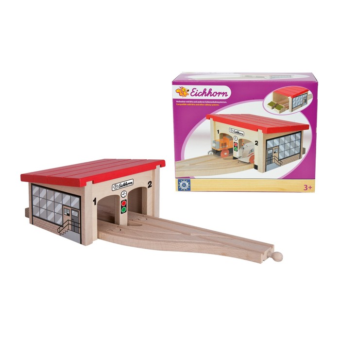 Игрушка "Депо", для двух поездов