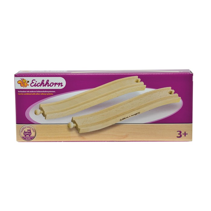 Игровой набор восходящих элементов деревянной железной дороги