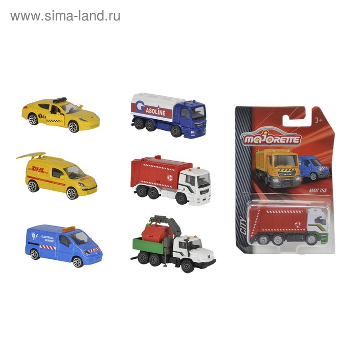 Машинка «Городская техника», 1:36, МИКС