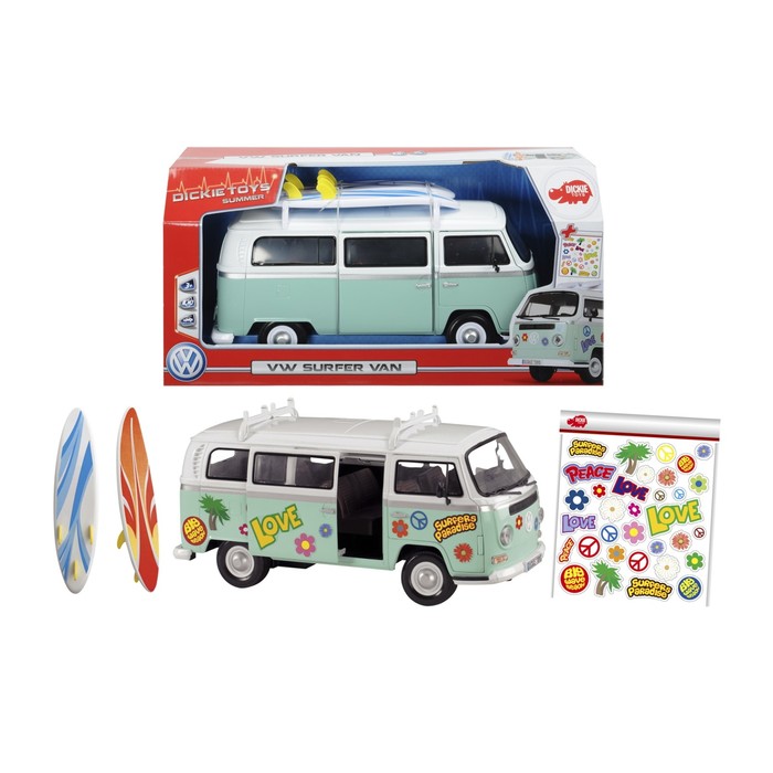 Игрушка "Машинка для серферов фрикционная", 1:14, с наклейками, 32 см