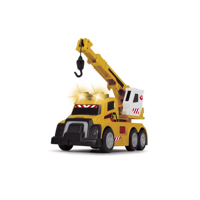 Игрушка "Машинка с краном", со световым и звуковым эффектом, 15 см