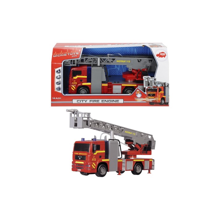 Игрушка "Пожарная машина фрикциооная", со световым и звуковым эффектом, 29 см