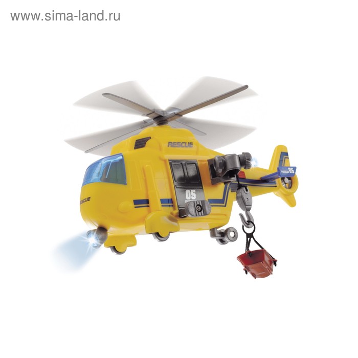 Игрушка «Спасательный вертолёт», со световым и звуковым эффектом, 18 см