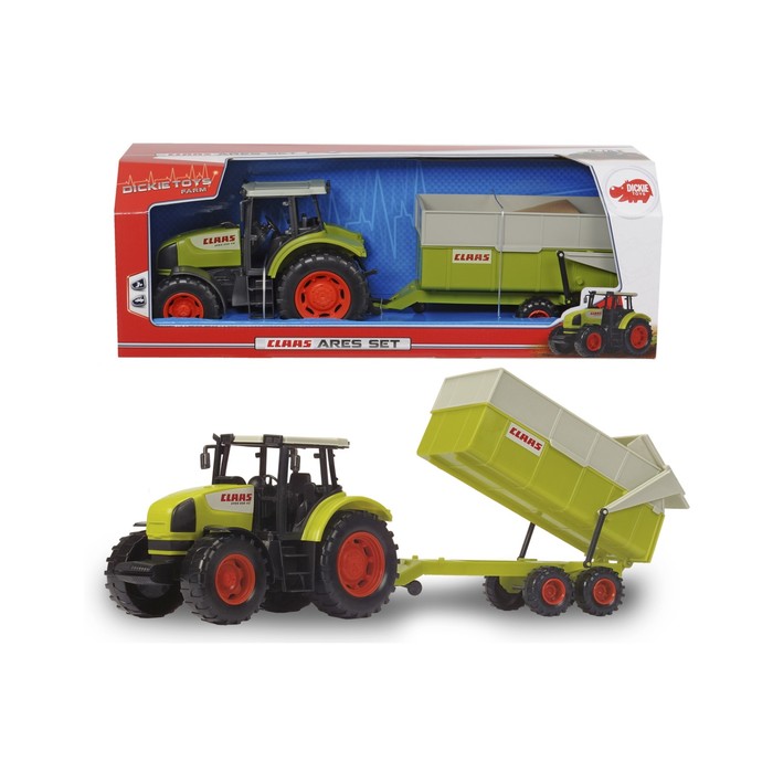 Игрушка "Трактор с прицепом", 57 см