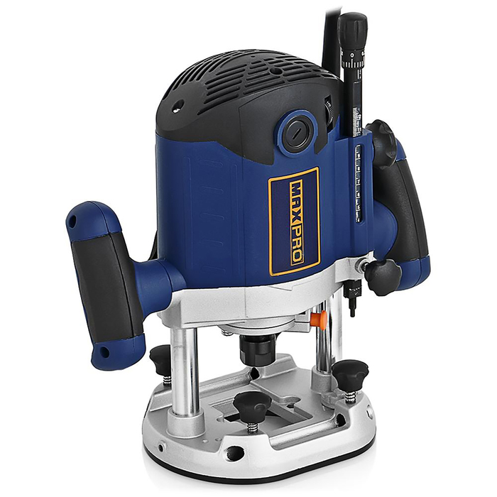 Фрезер MAX-PRO 85230, 2100 Вт, 8000-23500 об/мин, цанга 6/8/12 мм, 60 мм, алюм. корпус