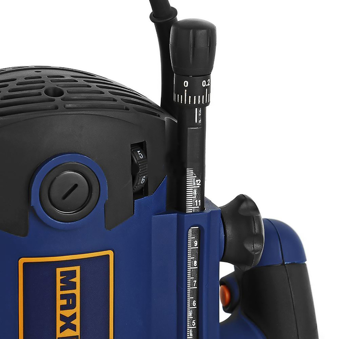 Фрезер MAX-PRO 85230, 2100 Вт, 8000-23500 об/мин, цанга 6/8/12 мм, 60 мм, алюм. корпус