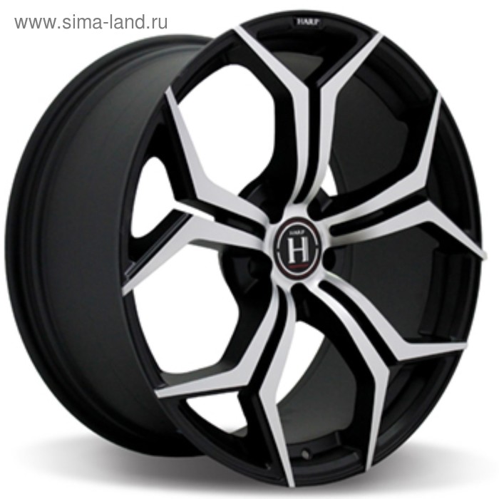 фото Диск литой harp y-50 9x20 5x114.3 et25 d74.1 satin-black-machined