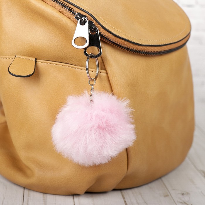 Пушистик на кольце "Поросёнок Пончик - Счастья тебе" 8х8х8 см