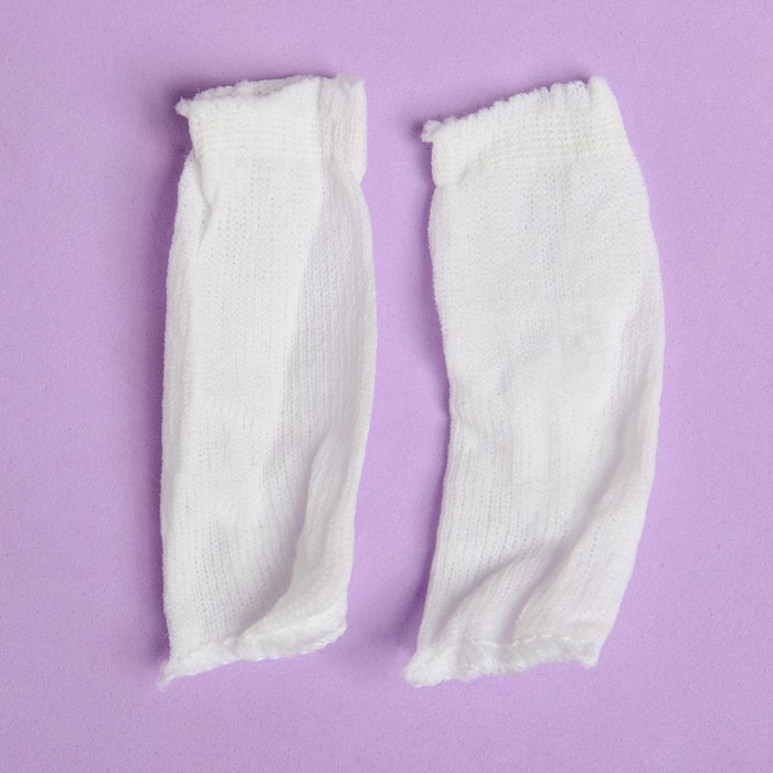 Носки для куклы, цвет белый