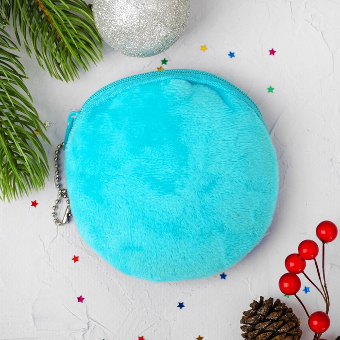 Мякий кошелёк "Дед Мороз и ёлочки"