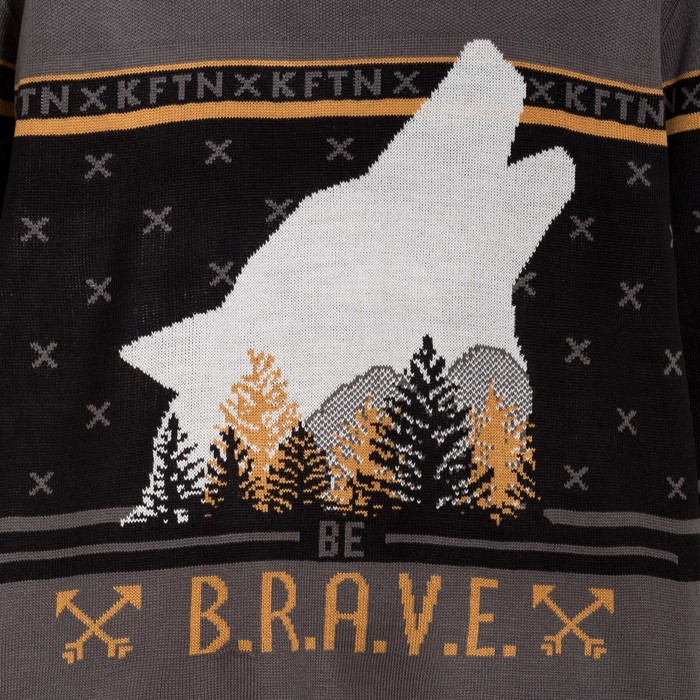 Джемпер мужской KAFTAN "BRAVE" серый р-р 54, 100% акрил