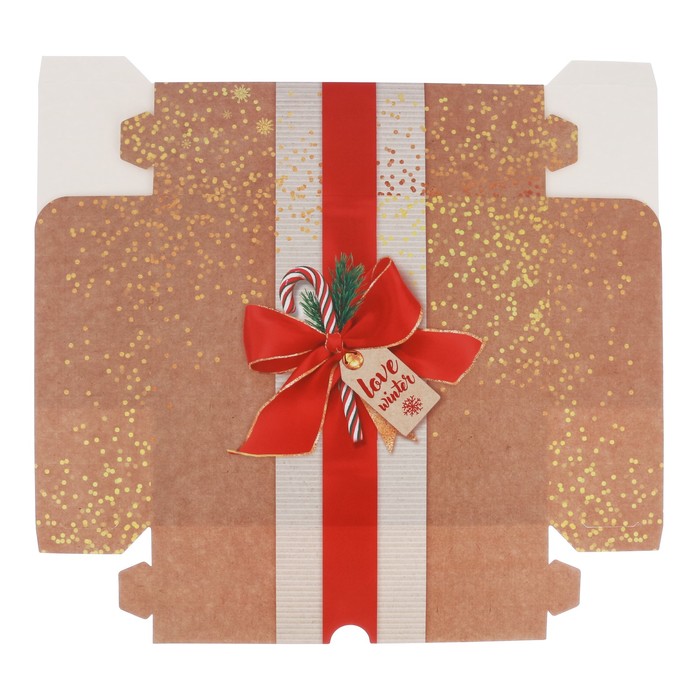 Упаковка для кондитерских изделий «Люби зиму», 20 х17 х 6 см