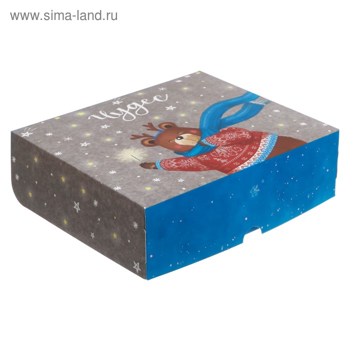 

Упаковка для кондитерских изделий «Чудес», 20 × 17 × 6 см
