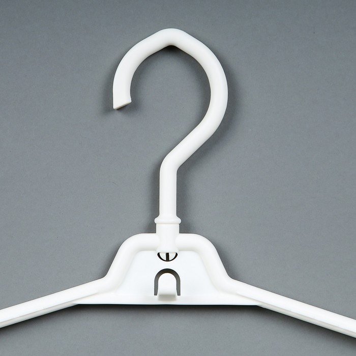 Вешалка-плечики складная трансформер 59х1,6х22,5 см, цвет бело-бежевый