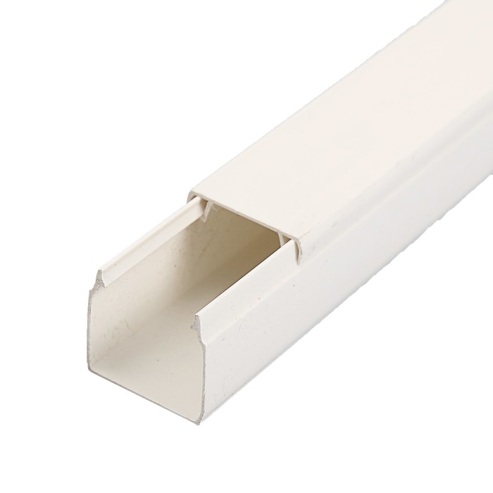 Кабель-канал IEK, серия ECOLINE, 25х25 мм, L=2000 мм, пластик, белый, CKK11-025-025-1-K01