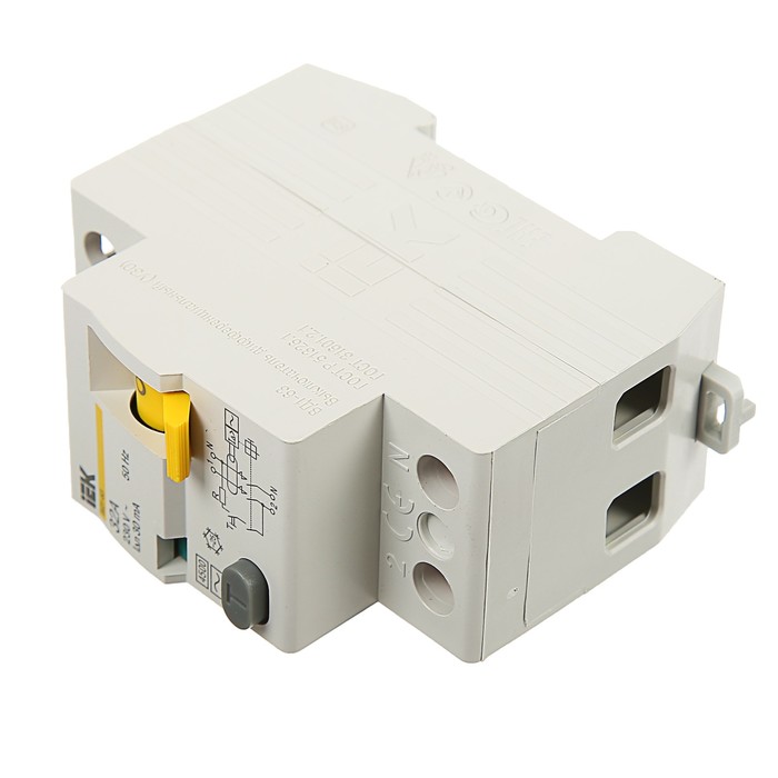 Дифференциальный автомат IEK, ВД1-63, 2п, 32 А, характеристика С, 30 мА, 4.5 кА, MDV10-2-032 37425