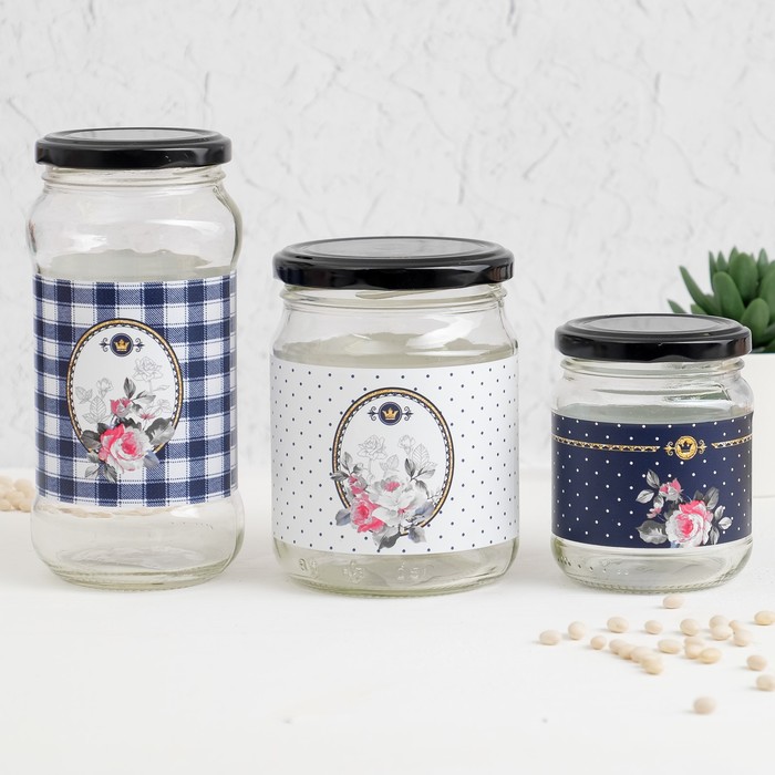 Банка для сыпучих продуктов "Клетка", 475 мл