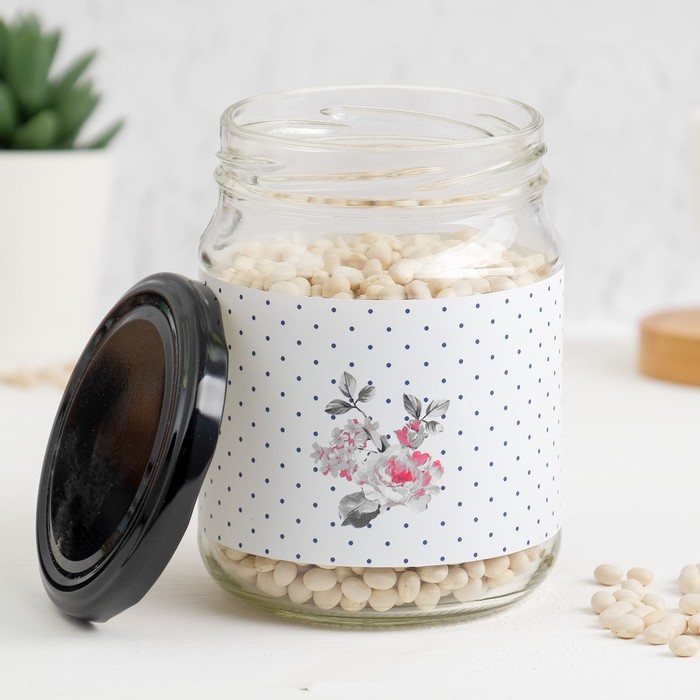 Банка для сыпучих продуктов "Горох", 500 мл