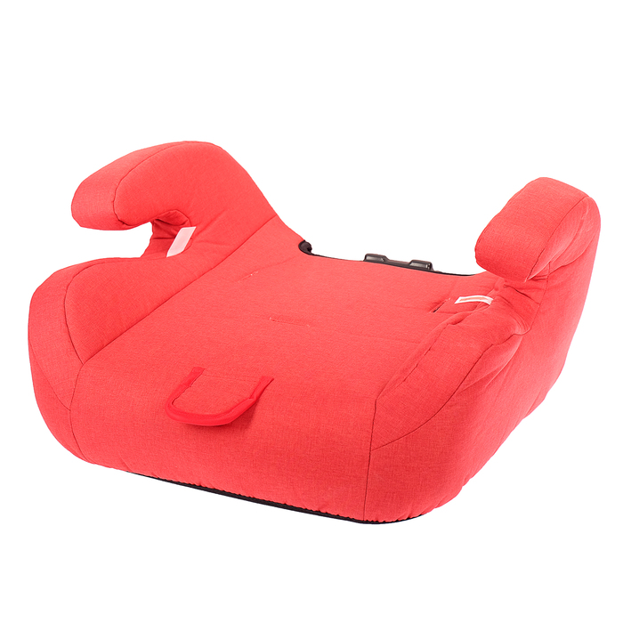 Автокресло-бустер LB 515 B, группа 1-2-3, цвет кирпичный/лён