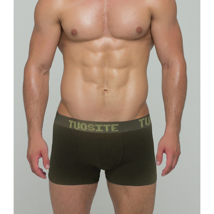 Трусы мужские боксеры T8070-4 цвет хаки, р-р 50-52 (XL)