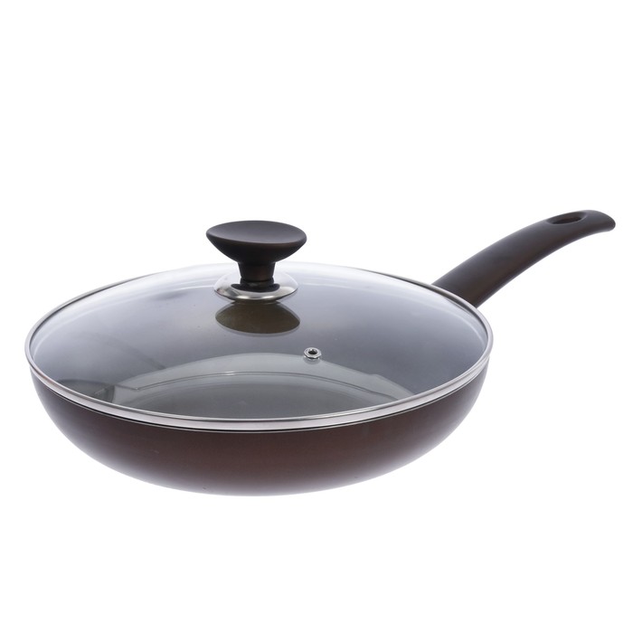 Сковорода 26 см "Престиж", стеклянная крышка УЦЕНКА