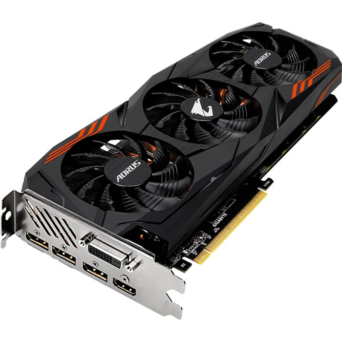 Видеокарта Gigabyte GeForce 1070 Ti (GV-N107TAORUS-8GD) 8G, 256bit, GDDR5, 1607/8192