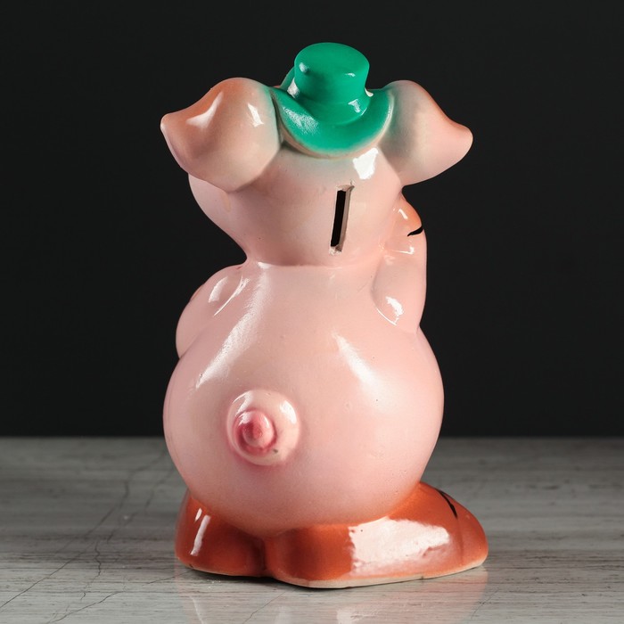 Копилка "Хрюшка с подковой"