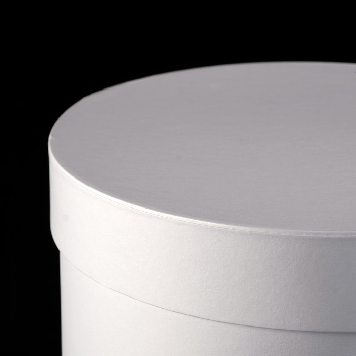 Набор круглых коробок 3в1 "Белый жемчуг", 30 х 30 х 15 - 20 х 20 х 10 см