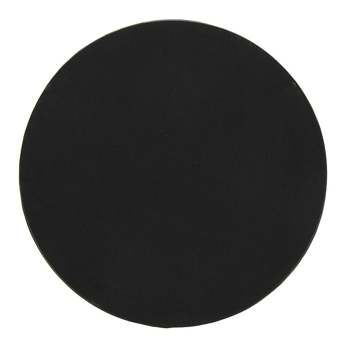 Набор круглых коробок 3в1 "Черная ребристая", 30 х 30 х 30 - 20 х 20 х 15 см