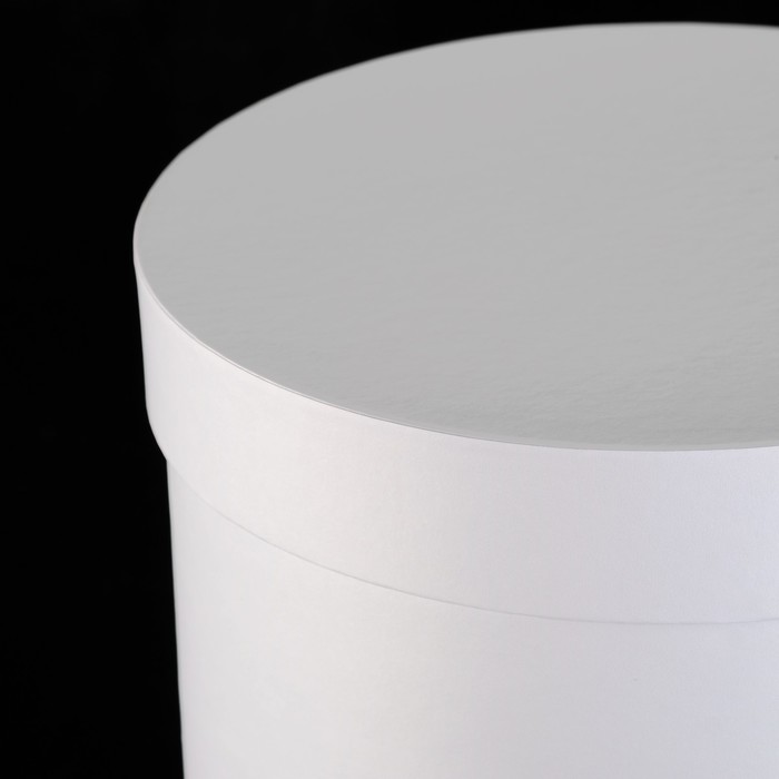 Набор круглых коробок 3в1 "Белый жемчуг", 30 х 30 х 30 - 20 х 20 х 15 см