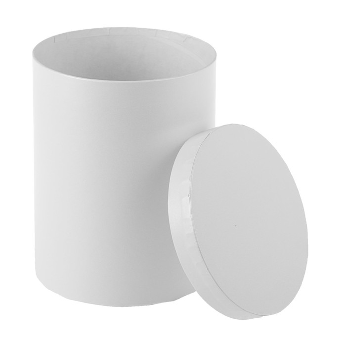 Набор круглых коробок 4в1 "Белый жемчуг", 23 х 23 х 25 - 15 х 15 х 20 см