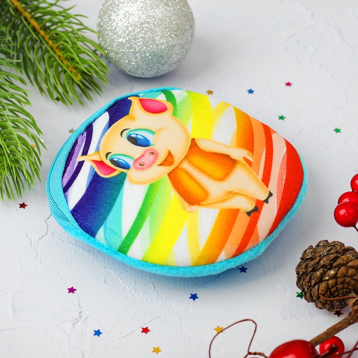 Мягкий кошелёк "Поросёнок в жилетке"