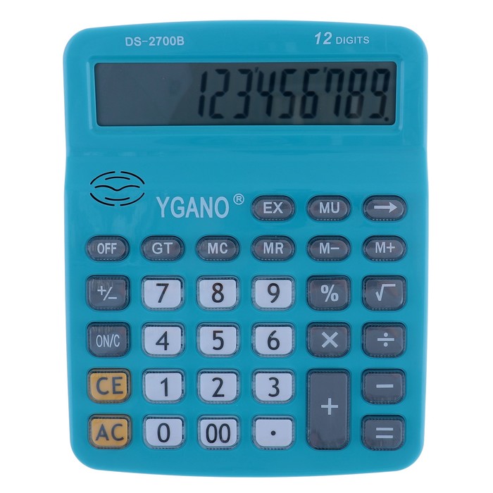 Калькулятор настольный 12-разрядный 2700 МИКС
