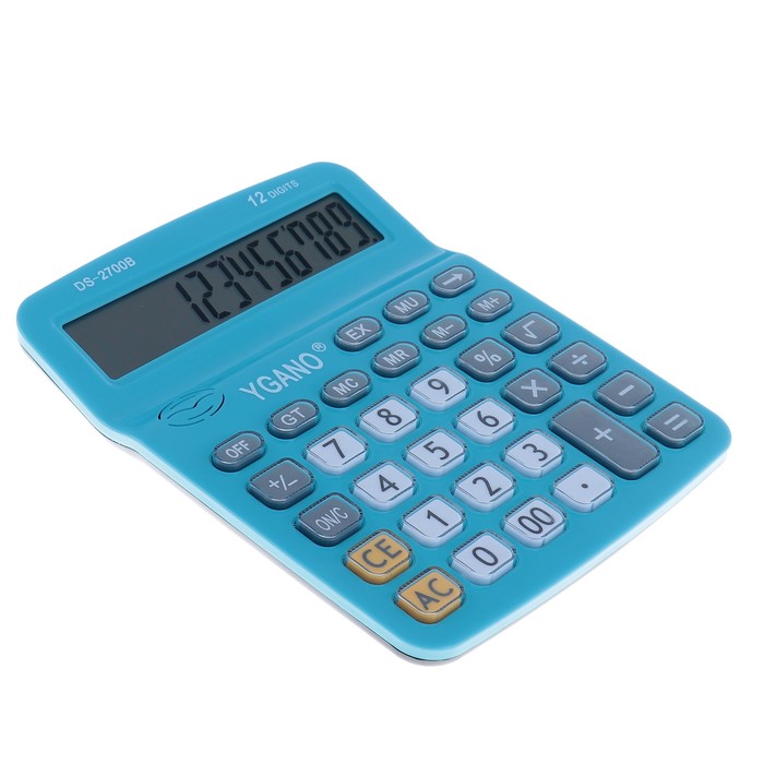 Калькулятор настольный 12-разрядный 2700 МИКС