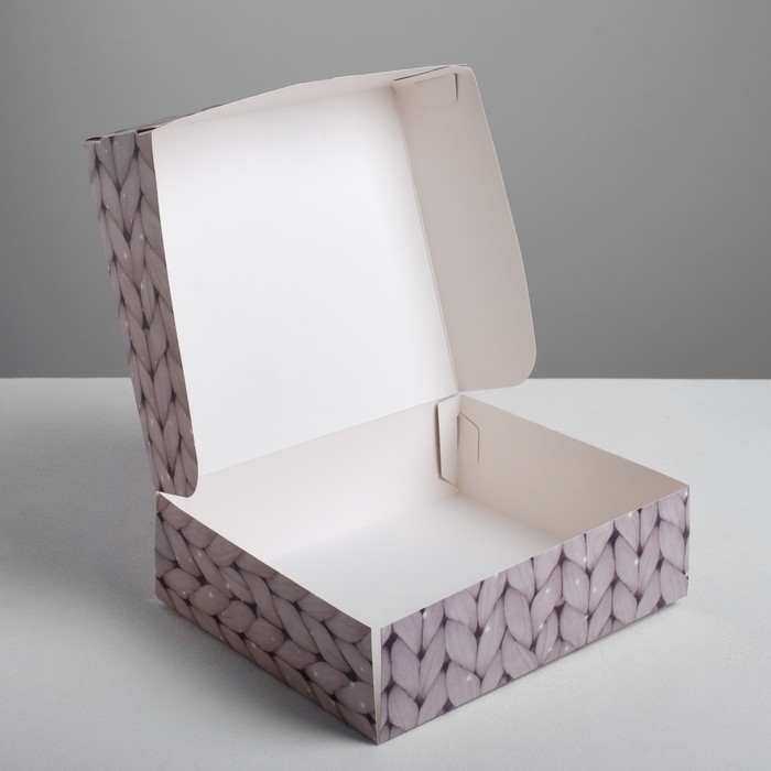 Упаковка для кондитерских изделий «Уютного счастья», 20 х17 х 6 см