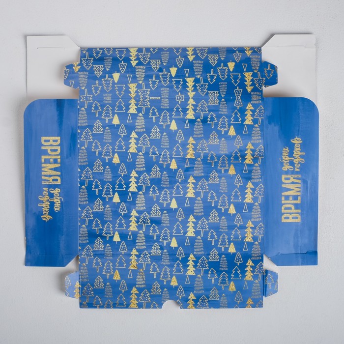 Упаковка для кондитерских изделий «Время добрых подарков», 20 х17 х 6 см