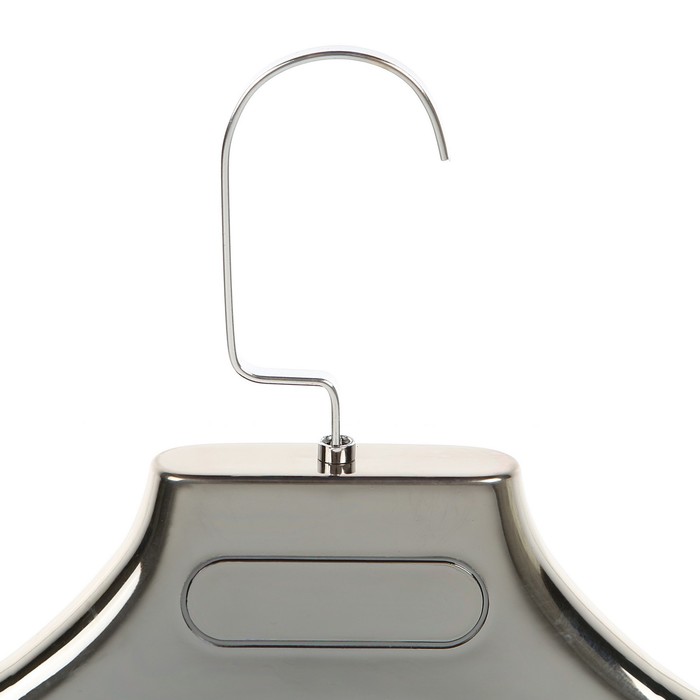 Вешалка-плечики 44,5х5,5х25 см, антискользящие плечи, цвет бронзовый