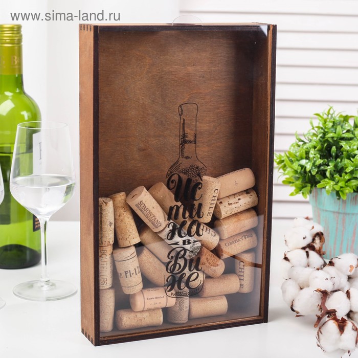 Копилка для пробок Истина в вине 31 х 19 см 699₽