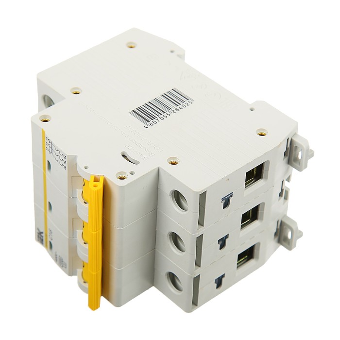 Выключатель автоматический IEK, ВА47-29, 3п, 16 А, 4,5 кА, характеристика С, MVA20-3-016-C 374253