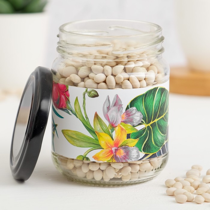 Банка для сыпучих продуктов "Тропики", 500 мл