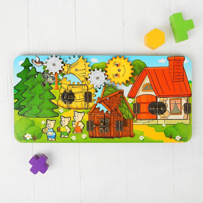 Бизиборд &quot;Три поросенка&quot;