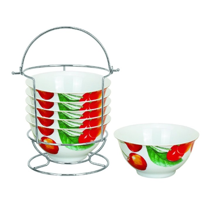 Набор пиал Bekker, 370 мл, 7 предметов, цвет МИКС