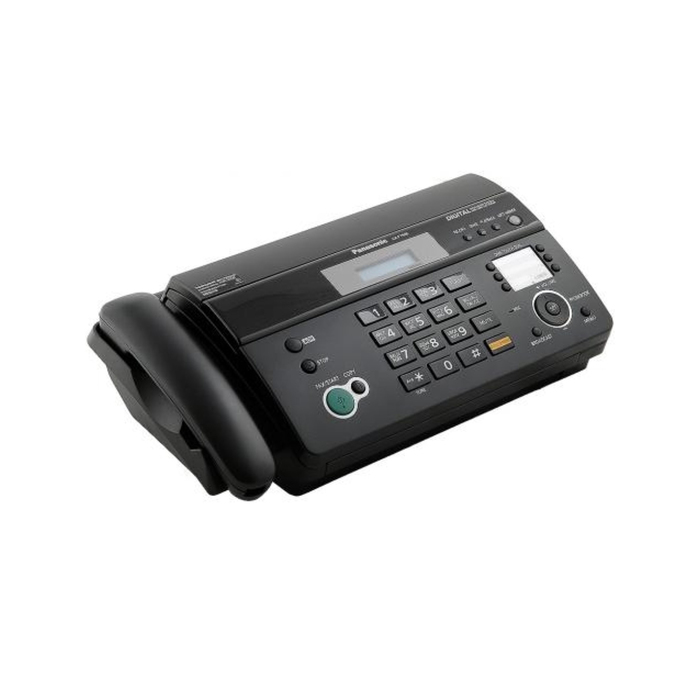 Факсимильный аппарат Panasonic KX-FT988RU-B, на термобумаге, дисплей, АОН, черный